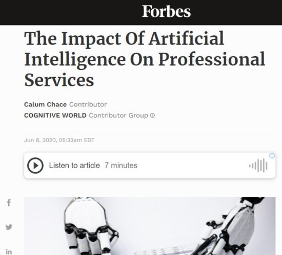 The Impact of AI on Professional Services