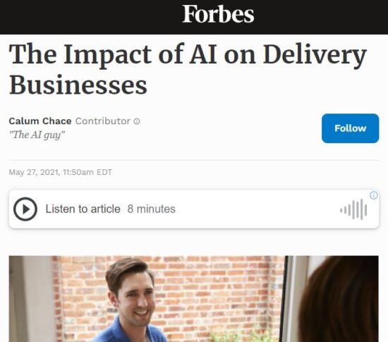 The Impact of AI on Delivery Businesses