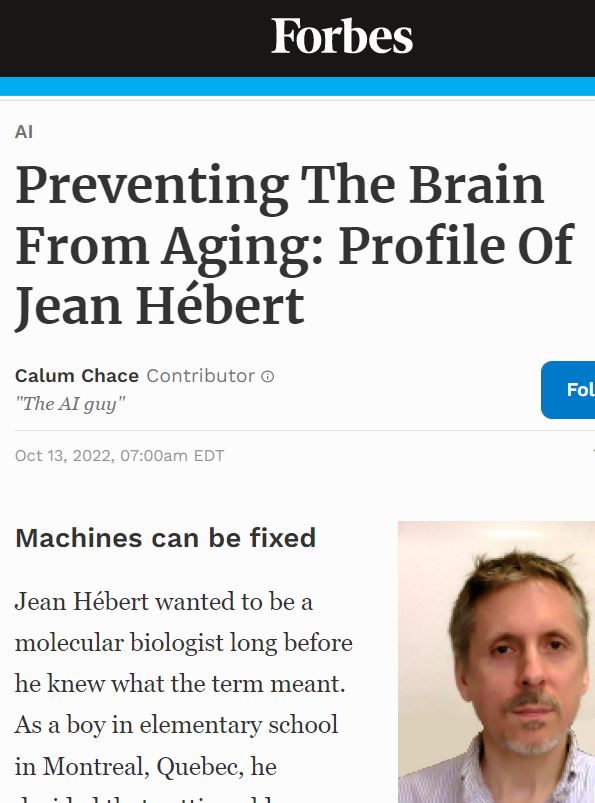 Preventing the brain from aging: profile of Jean Hébert