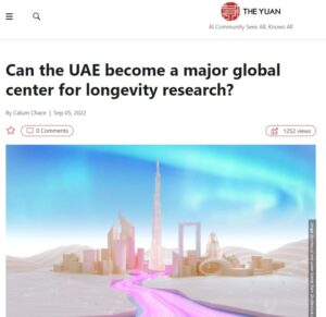 Can the UAE become a global centre for longevity research?