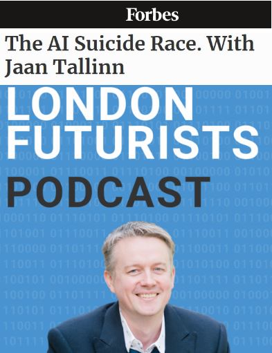 The AI suicide race. With Jaan Tallinn