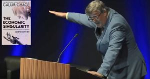 stephen-fry-referencing-the-economic-singularity-at-keynote.